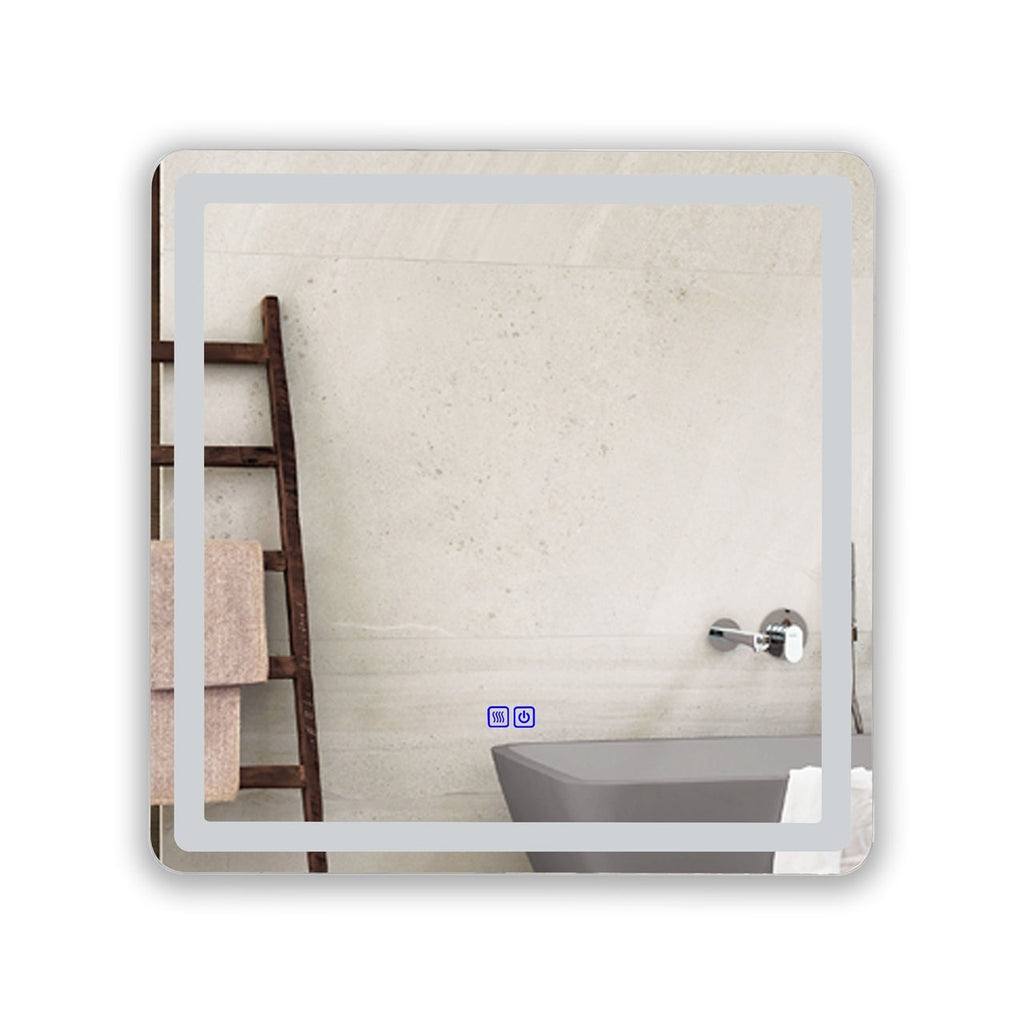 Miroir LED Chloe Speculo - détail texture verre