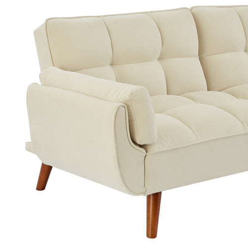 LuneluX – Chaise canapé en lin réglable (Beige)