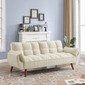 LuneluX – Chaise canapé en lin réglable (Beige)