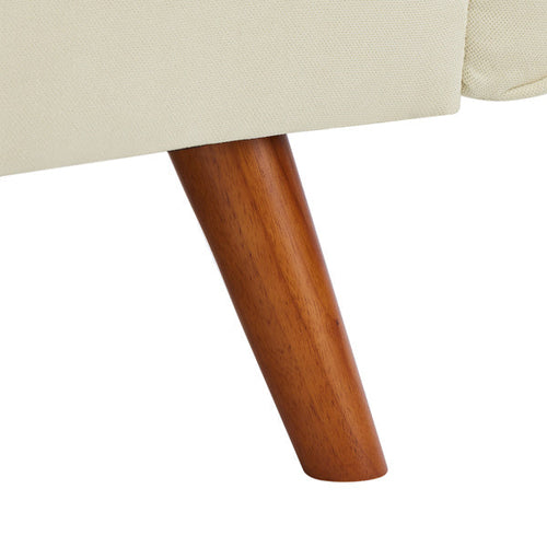 LuneluX – Chaise canapé en lin réglable (Beige)