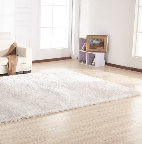 Tapis blanc moelleux Chubby