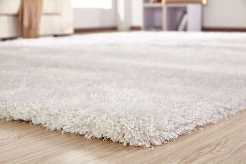 Tapis blanc moelleux Chubby