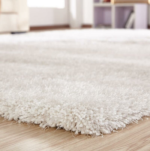 Tapis blanc moelleux Chubby