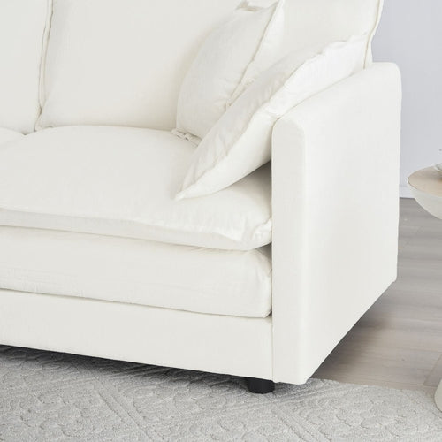 Canapé moderne 3 pièces, assise extra profonde, sectionnel