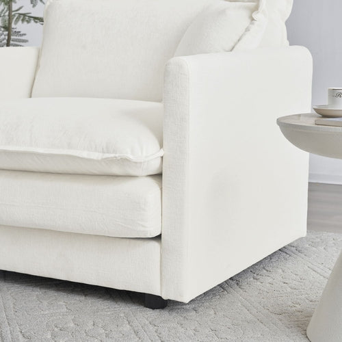 Canapé moderne 3 pièces, assise extra profonde, sectionnel